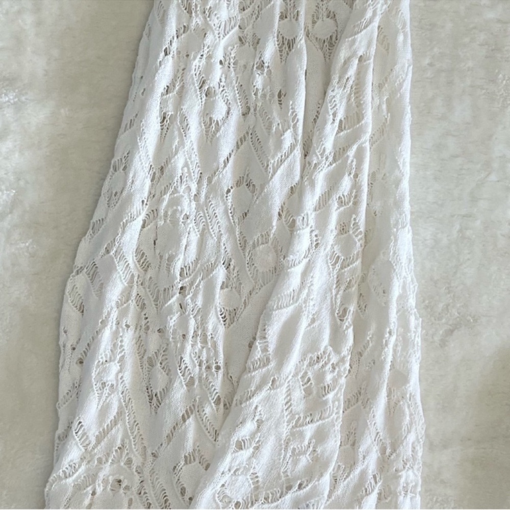 Free People Bianca Fauxchet Midi Beach Dress Coverup - Picture 15 of 15